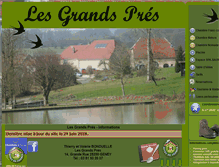Tablet Screenshot of lesgrandspres-geney.fr